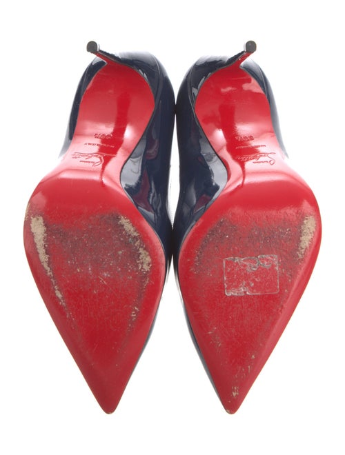 Christian Louboutin Patent Leather Printed Pumps