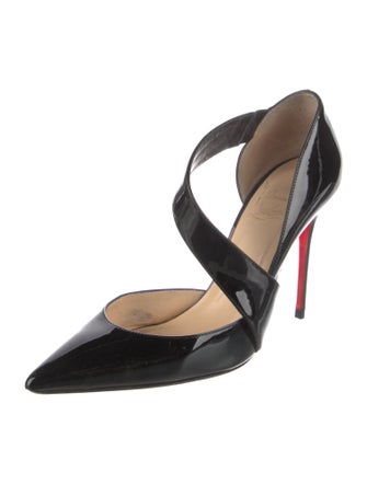 Christian Louboutin Patent Leather D'Orsay Pumps