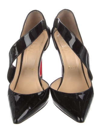 Christian Louboutin Patent Leather D'Orsay Pumps