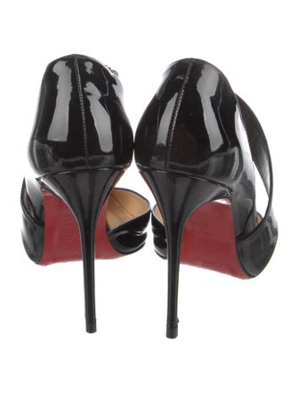 Christian Louboutin Patent Leather D'Orsay Pumps