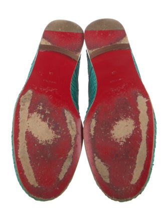 Christian Louboutin Python Animal Print Oxfords