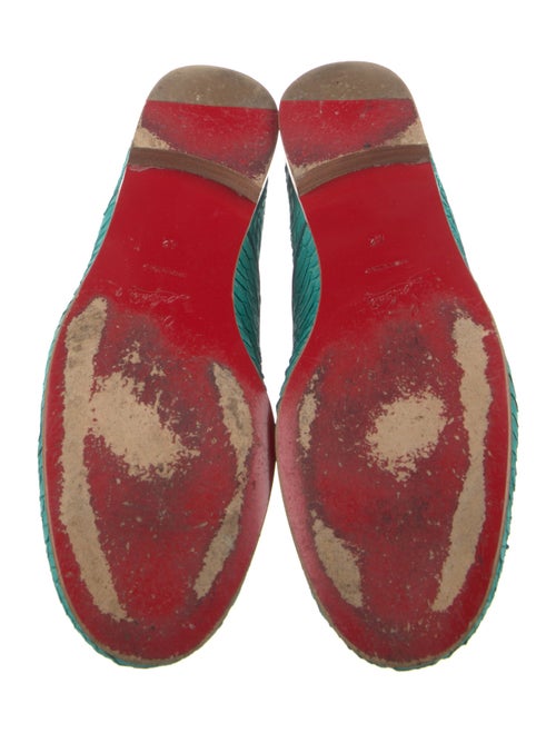 Christian Louboutin Python Animal Print Oxfords