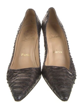Christian Louboutin Python Printed Pumps