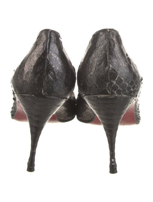 Christian Louboutin Python Printed Pumps