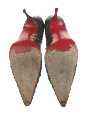 Christian Louboutin Python Printed Pumps