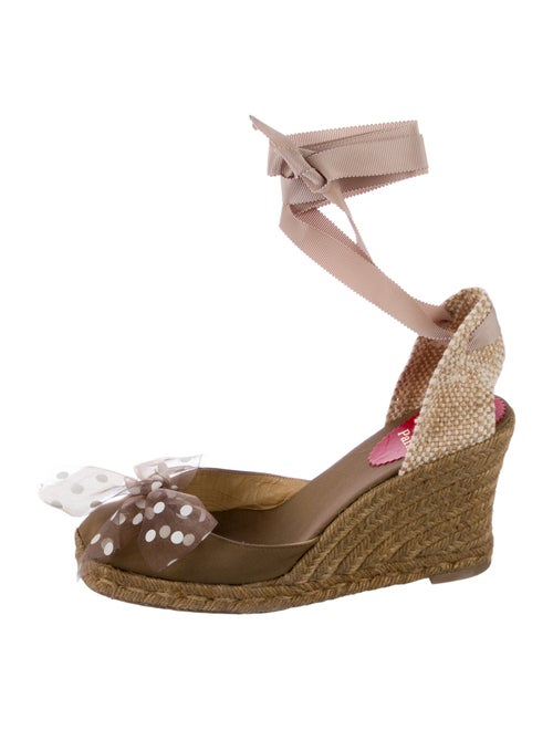 Christian Louboutin Canvas Printed Espadrilles