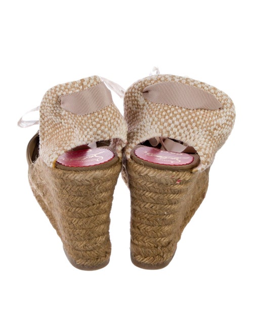 Christian Louboutin Canvas Printed Espadrilles