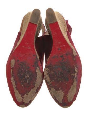 Christian Louboutin Canvas Espadrilles