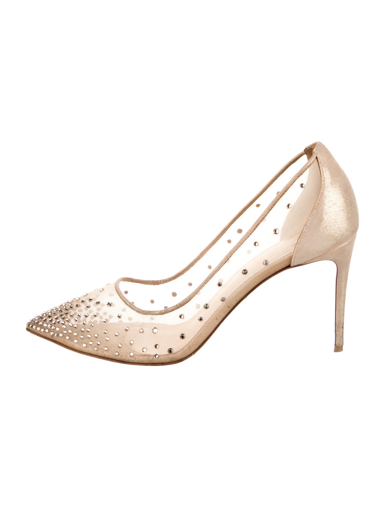 Christian Louboutin Mesh Mesh Accents Pumps