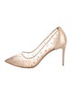 Christian Louboutin Mesh Mesh Accents Pumps