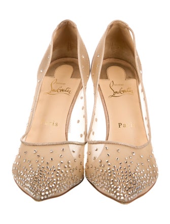 Christian Louboutin Mesh Mesh Accents Pumps