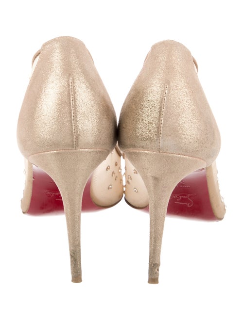 Christian Louboutin Mesh Mesh Accents Pumps