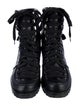Christian Louboutin Leather Combat Boots