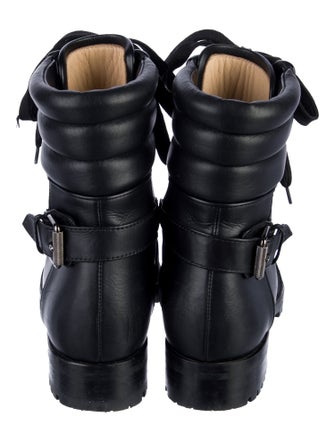 Christian Louboutin Leather Combat Boots