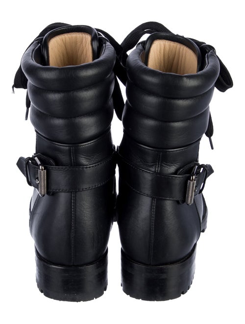 Christian Louboutin Leather Combat Boots