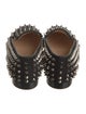 Christian Louboutin Spike Accents Suede Loafers