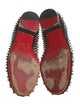 Christian Louboutin Spike Accents Suede Loafers