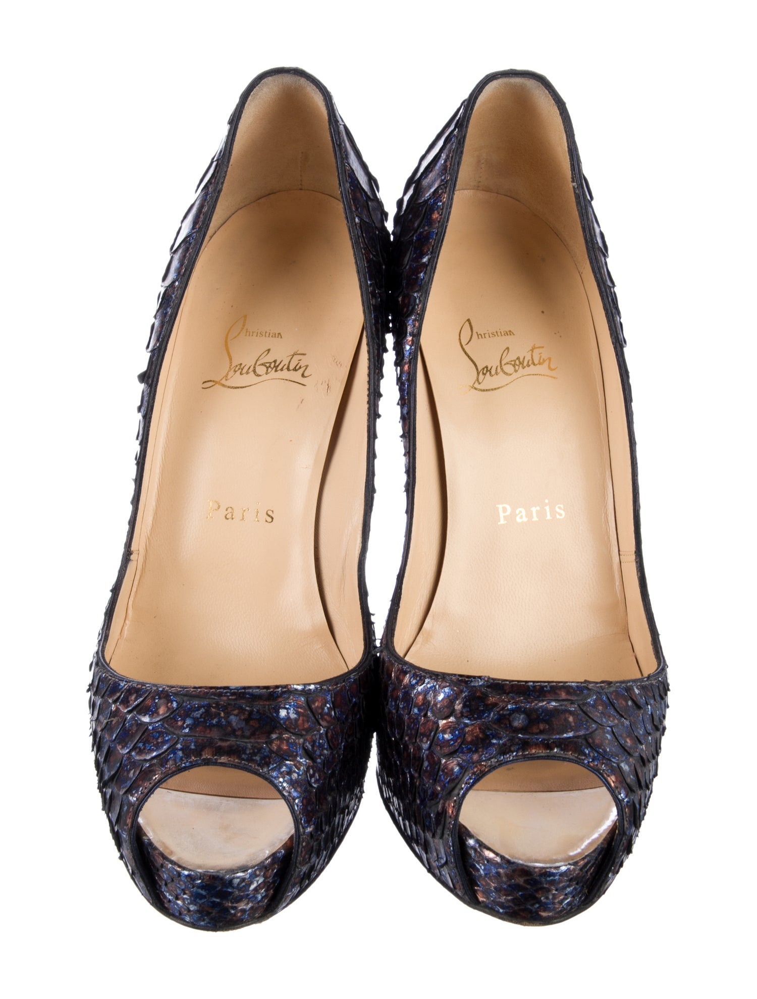 Christian Louboutin Snakeskin Pumps