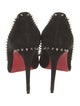 Christian Louboutin Suede Studded Accents Pumps