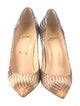 Christian Louboutin Python Animal Print Pumps