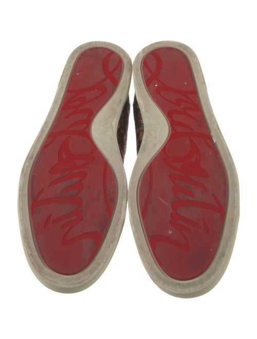 Christian Louboutin Canvas Printed Sneakers