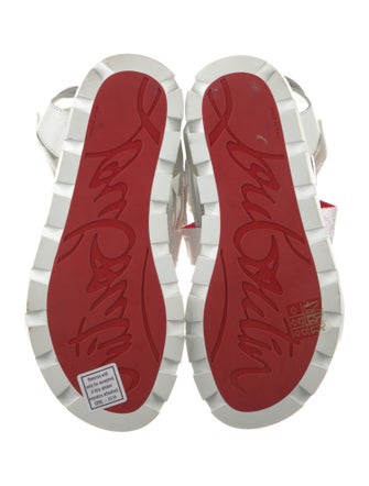 Christian Louboutin Rubber Studded Accents Gladiator Sandals