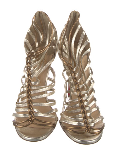 Christian Louboutin Leather Gladiator Sandals