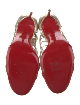 Christian Louboutin Leather Gladiator Sandals