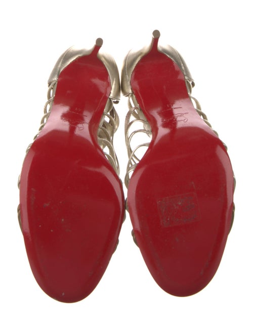 Christian Louboutin Leather Gladiator Sandals