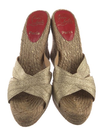 Christian Louboutin Jute Espadrilles