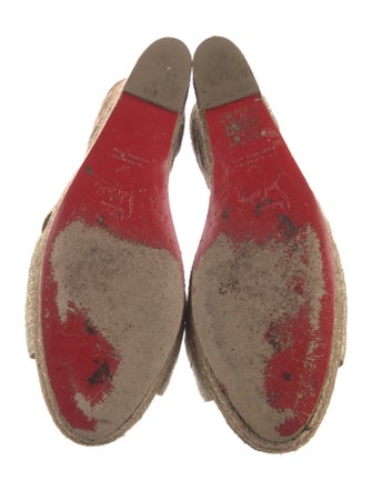 Christian Louboutin Jute Espadrilles