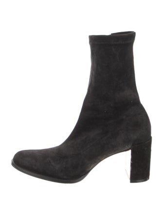 Christian Louboutin Suede Sock Boots