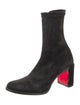 Christian Louboutin Suede Sock Boots