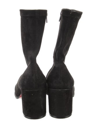 Christian Louboutin Suede Sock Boots