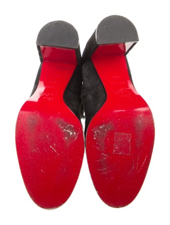 Christian Louboutin Suede Sock Boots
