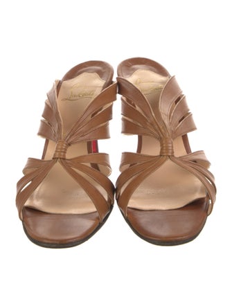 Christian Louboutin Leather Slides