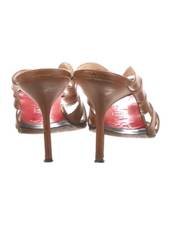 Christian Louboutin Leather Slides