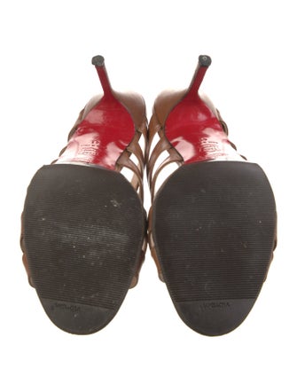 Christian Louboutin Leather Slides