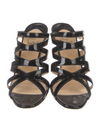 Christian Louboutin Patent Leather Slides