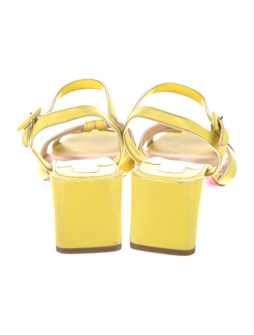 Christian Louboutin Leather Printed Sandals