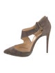 Christian Louboutin Suede D'Orsay Pumps
