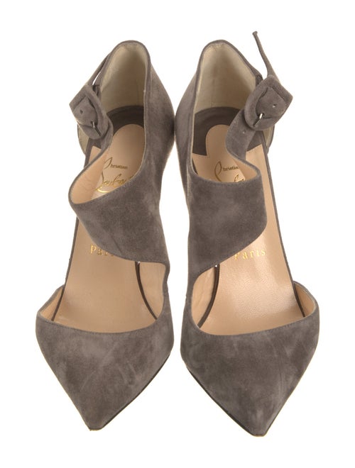 Christian Louboutin Suede D'Orsay Pumps