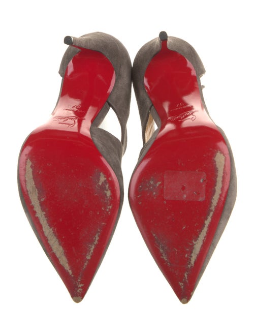 Christian Louboutin Suede D'Orsay Pumps