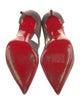 Christian Louboutin Suede D'Orsay Pumps
