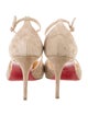 Christian Louboutin Suede T-Strap Pumps