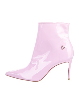 Christian Louboutin Patent Leather Sock Boots