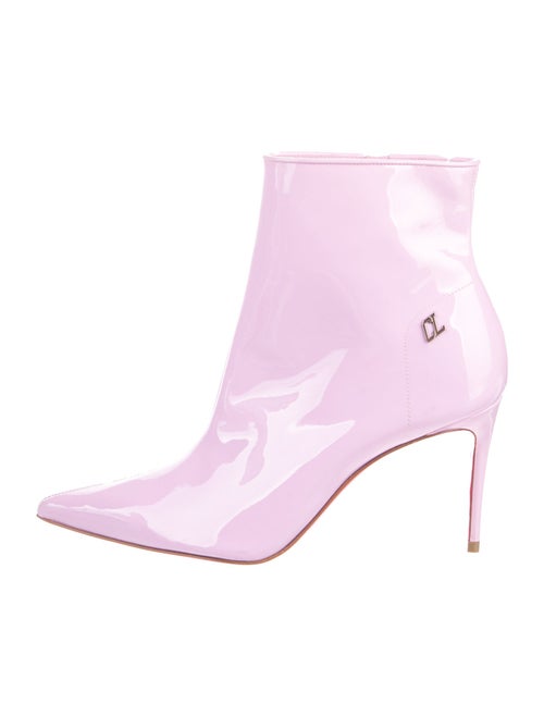 Christian Louboutin Patent Leather Sock Boots