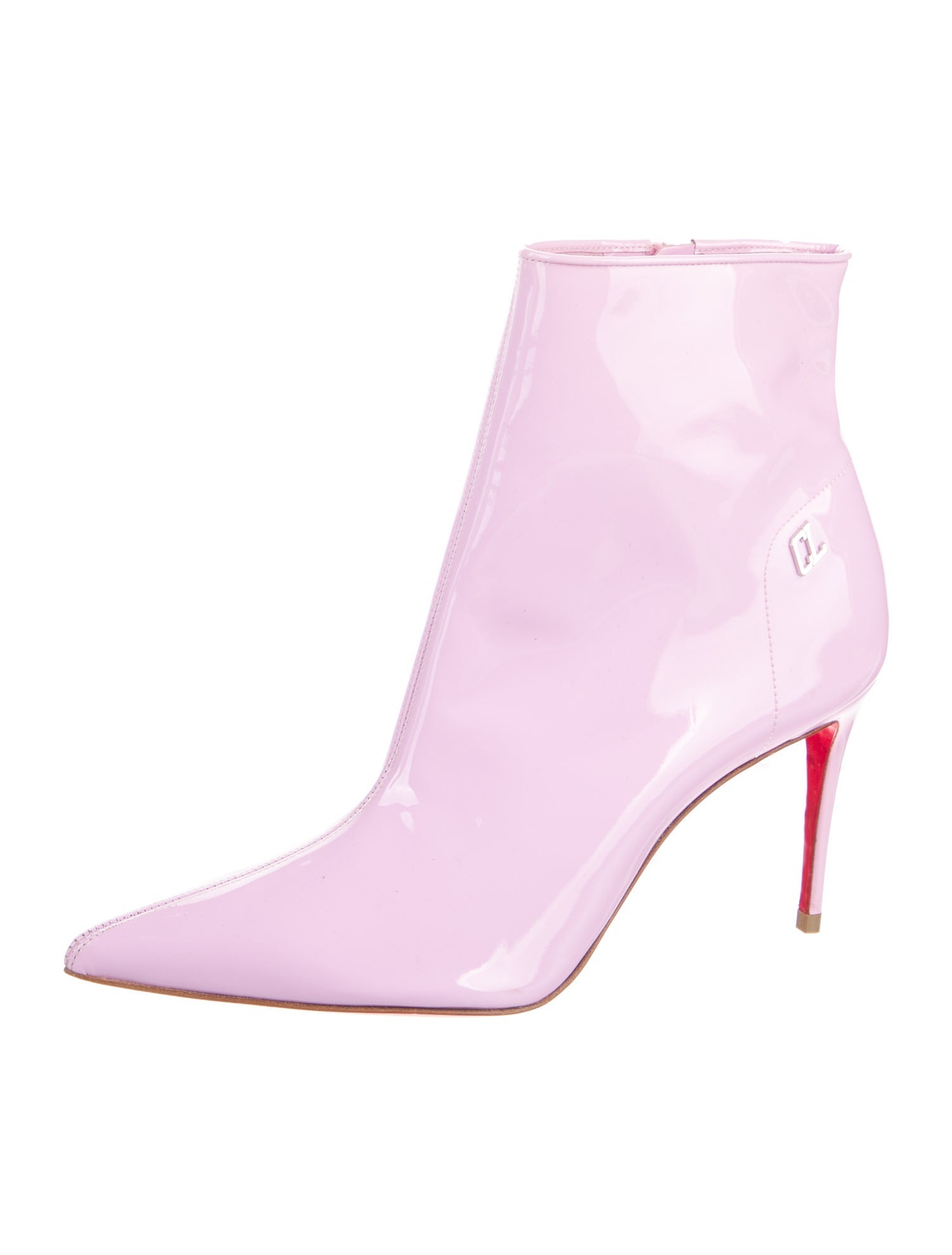 Christian Louboutin Patent Leather Sock Boots