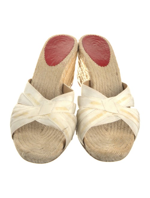 Christian Louboutin Grosgrain Trim Espadrilles
