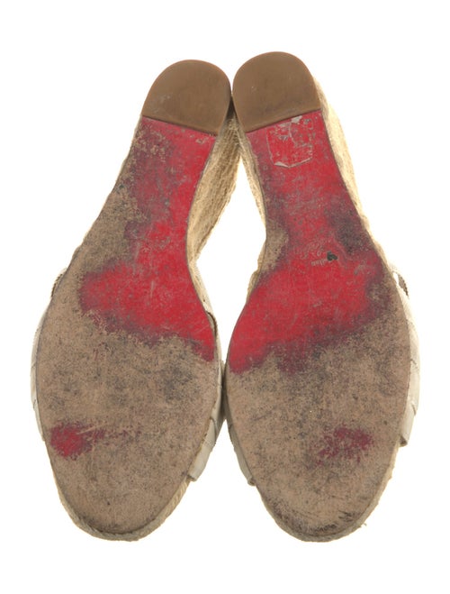 Christian Louboutin Grosgrain Trim Espadrilles